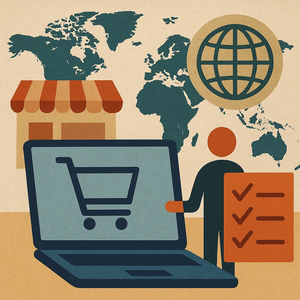 Como funcionam os marketplaces globais