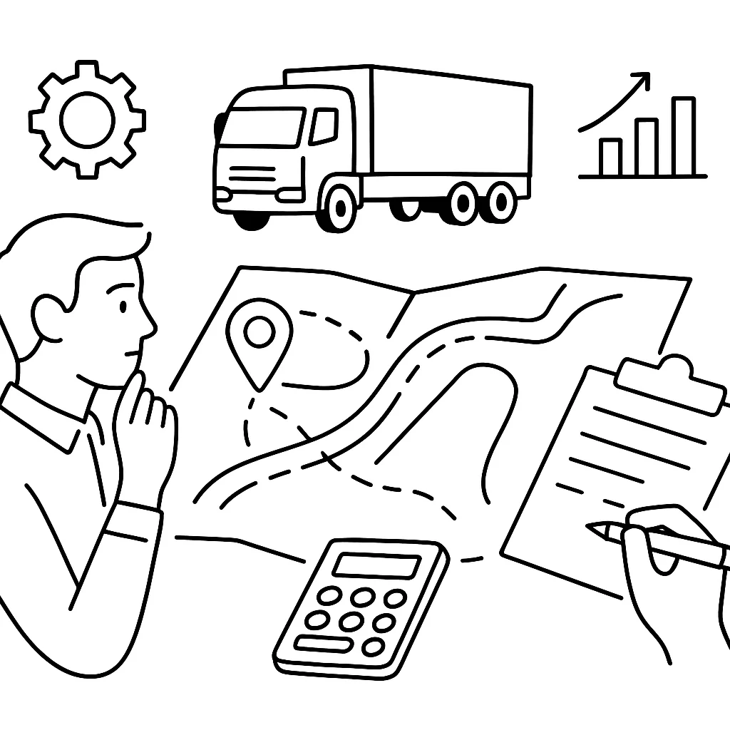 Planejamento e estrutura do negócio de transporte