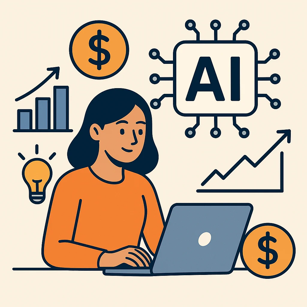 11 ideias de renda extra com IA