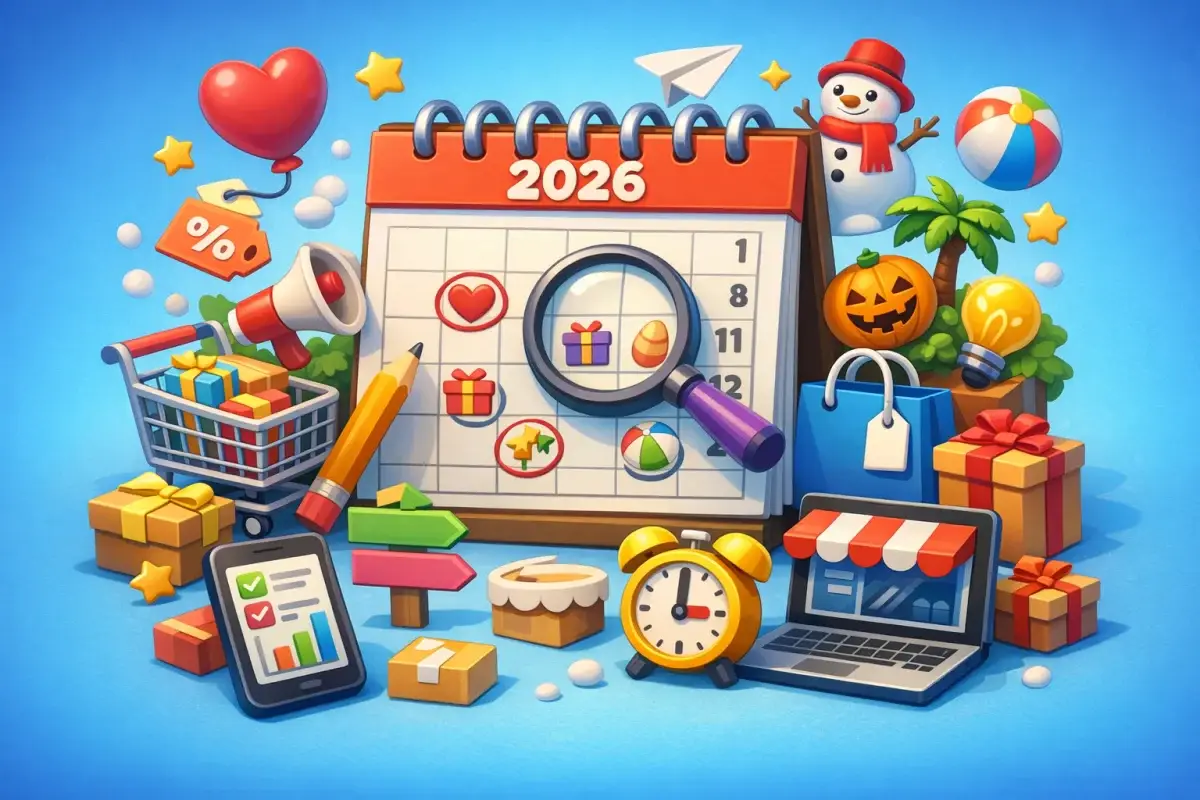 Como escolher as datas do calendário sazonal