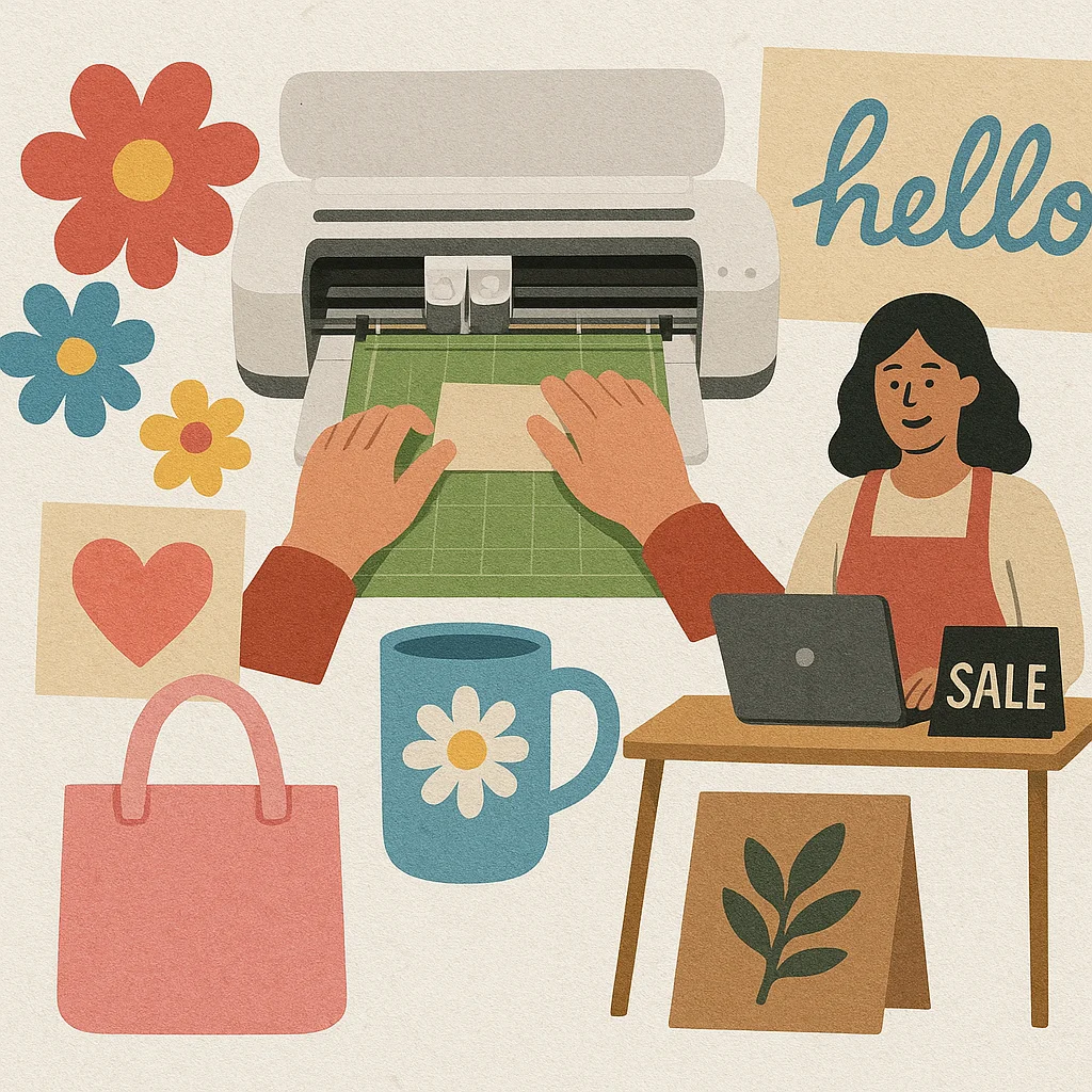 Como funcionam os negócios com Cricut?