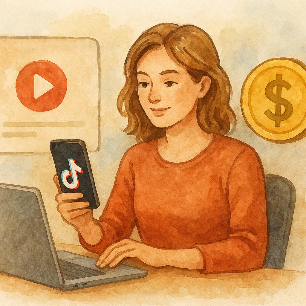 Outras formas de ganhar dinheiro no TikTok