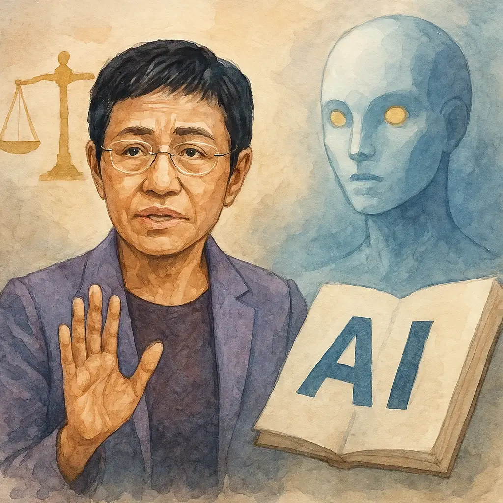Regulação da IA é defendida por Maria Ressa