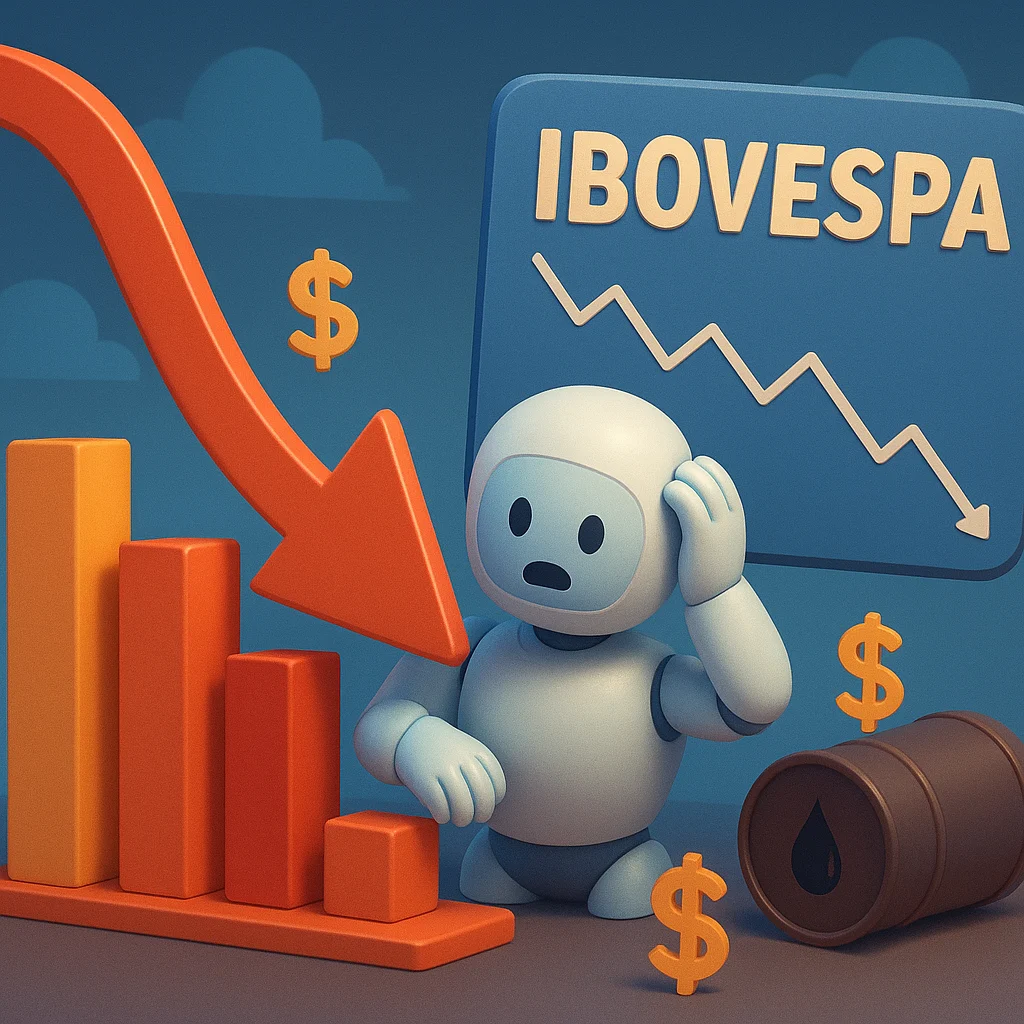 Queda do Ibovespa também reflete cautela com a IA
