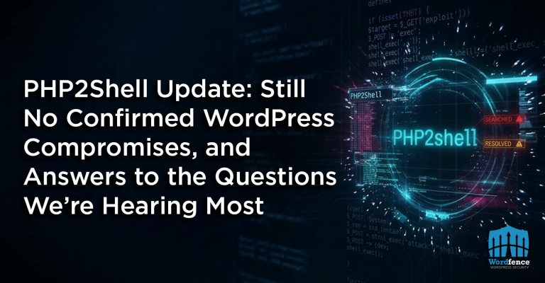PHP2Shell: sete dias após falha crítica, ainda não há ataques confirmados ao WordPress