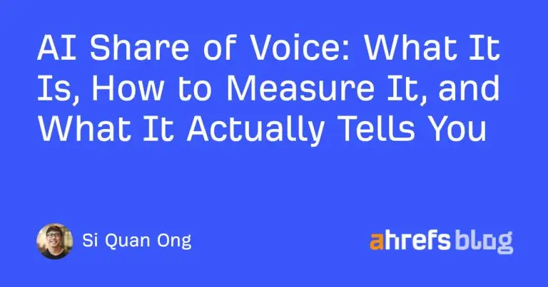 AI Share of Voice: entenda a métrica que mede a visibilidade da marca nas respostas de IA