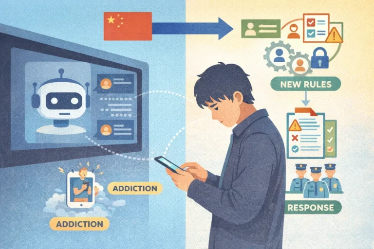 Uso excessivo de IA: China cria regras após casos de dependência em chatbots