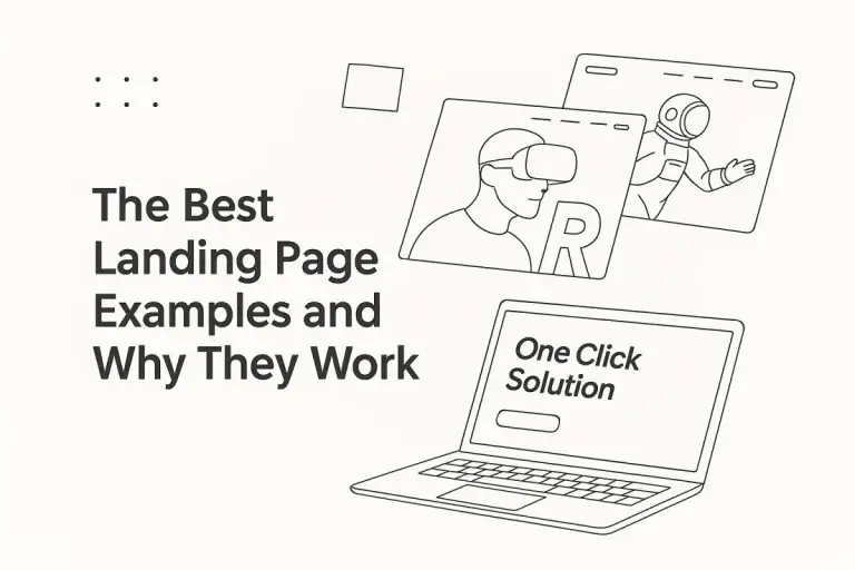 Landing page: confira exemplos reais que realmente convertem