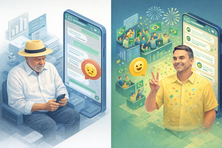 Segundo turno 2026: WhatsApp mostra euforia bolsonarista e desânimo petista — entenda a virada