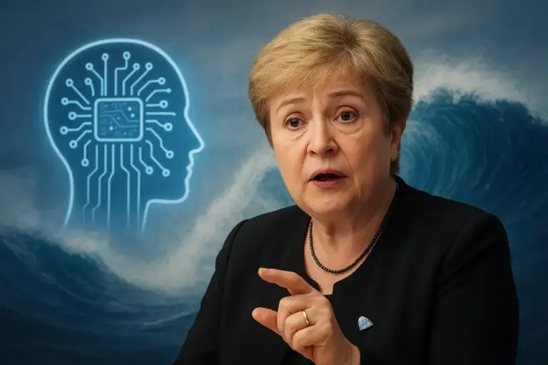 Impacto da IA no emprego: chefe do FMI compara efeito a "tsunami em câmera lenta"