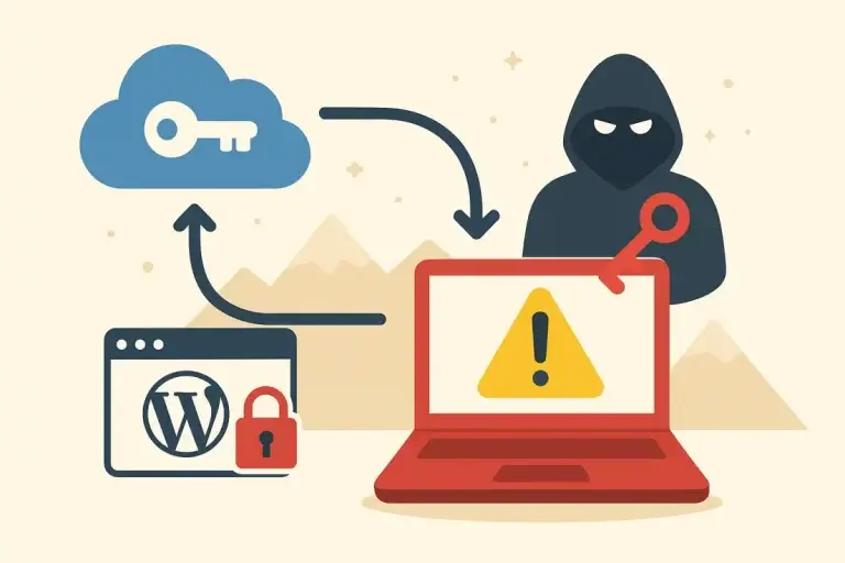 Falha no UpdraftCentral: chaves roubadas instalam backdoors em sites WordPress — entenda o risco