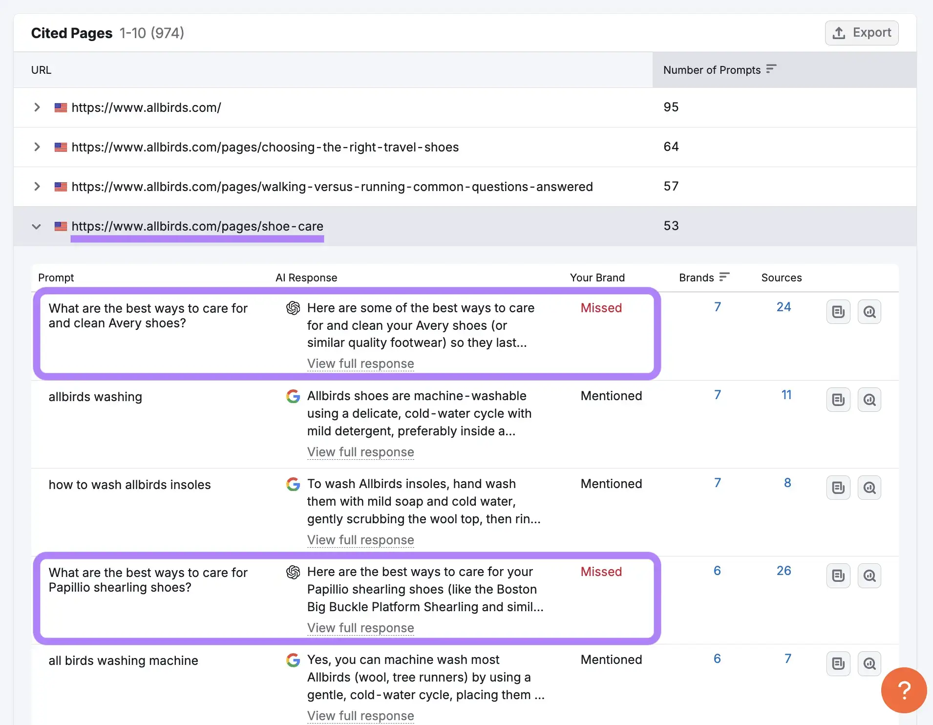 O ponto de partida é abrir o AI Visibility Overview dentro do…
