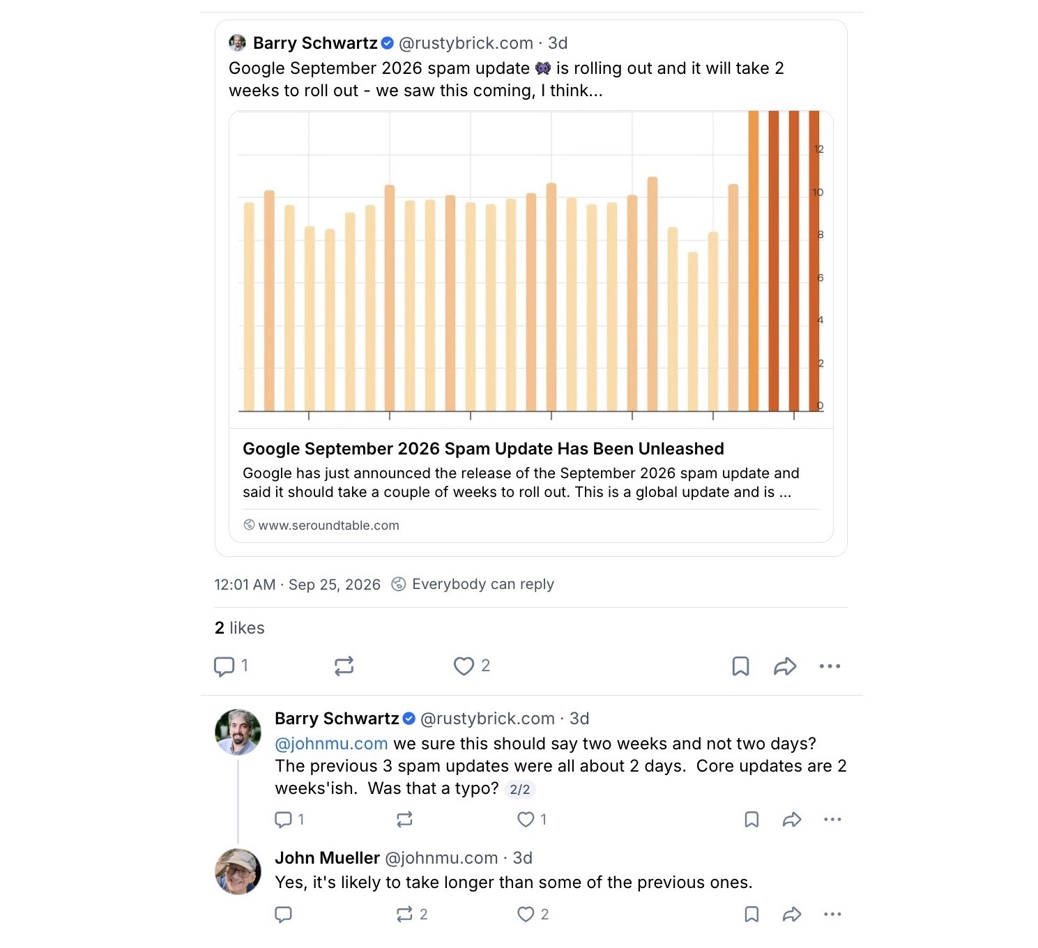 Até agora, o Google não revelou exatamente o que essa atualização antispam…